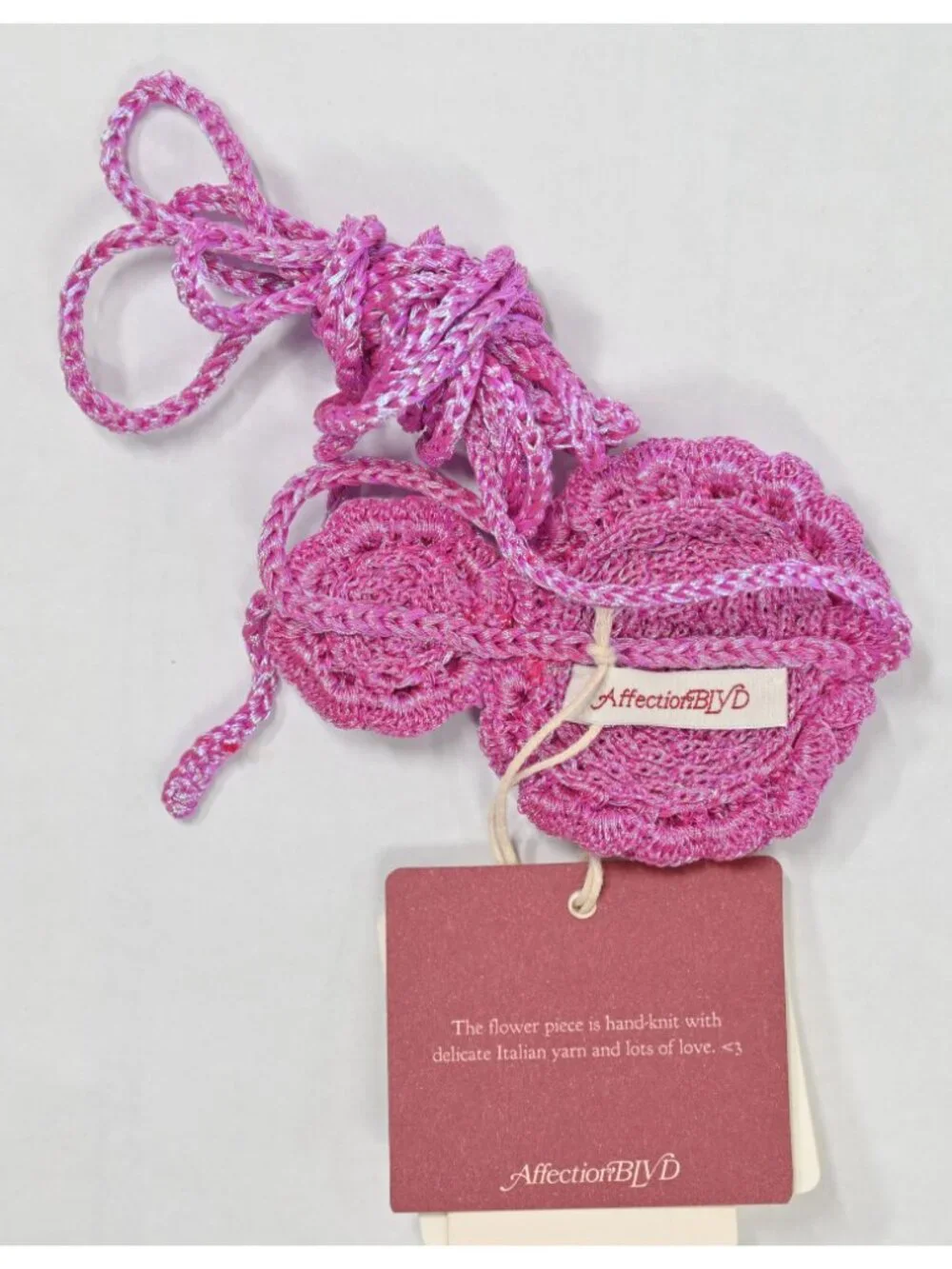Affection BLVD Buy Me Flowers Belt in Orchid